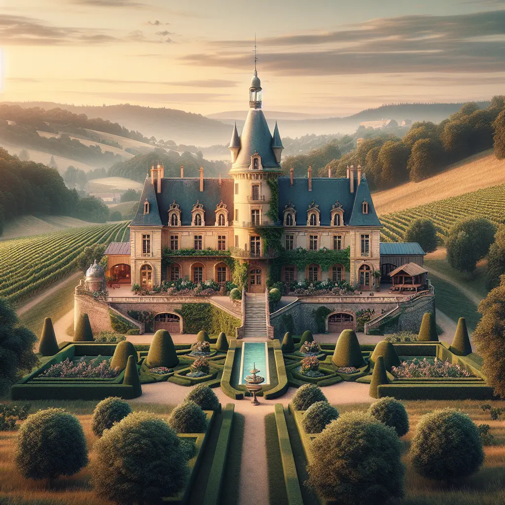 Tag på slotsophold tæt på Lyon